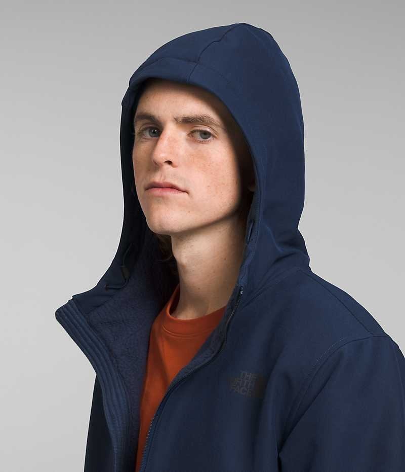 The North Face Camden Thermal Hoodie Softshell μπουφαν ανδρικα σκουρο μπλε | GREECE ADXRHIM