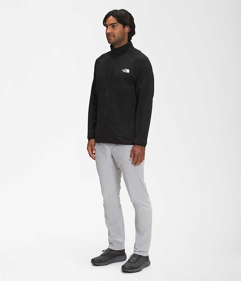 The North Face Canyonlands Full-Zip Μπουφάν Fleece ανδρικα μαυρα | GREECE KABGQEC