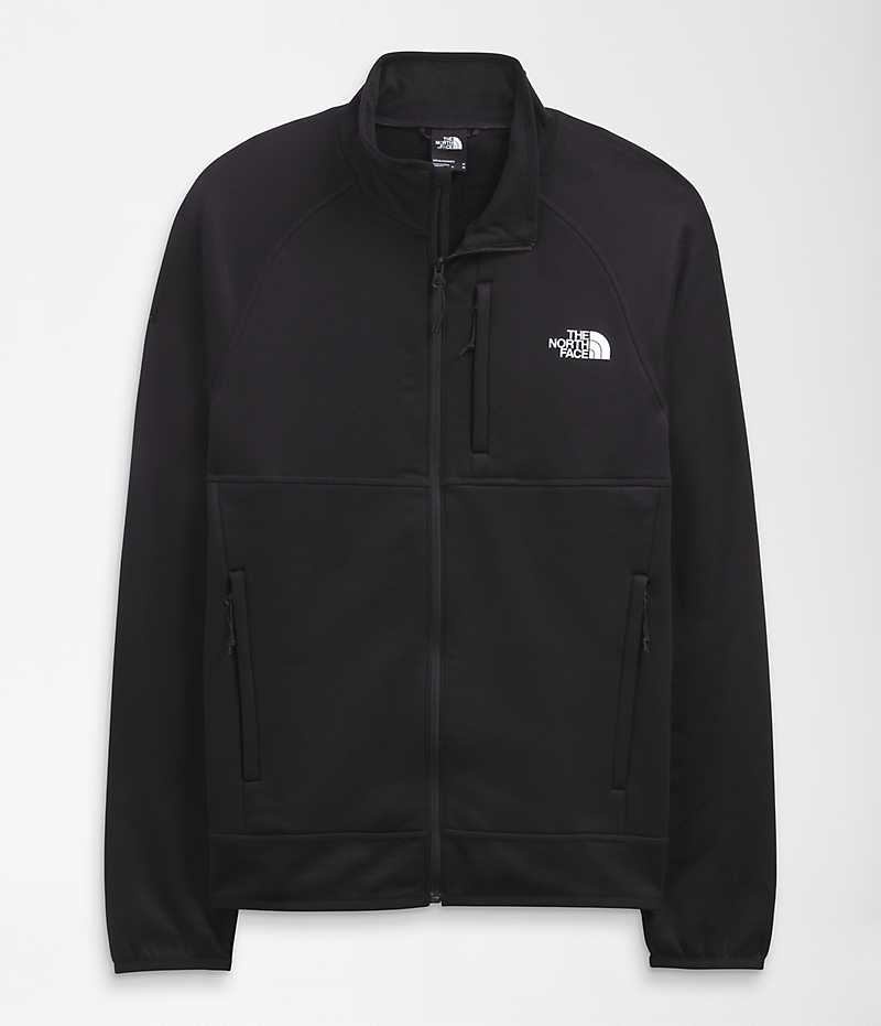 The North Face Canyonlands Full-Zip Μπουφάν Fleece ανδρικα μαυρα | GREECE KABGQEC