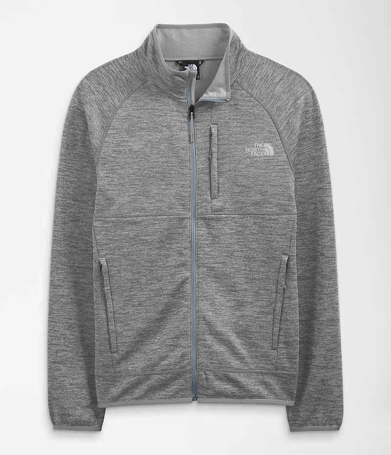 The North Face Canyonlands Full-Zip Μπουφάν Fleece ανδρικα γκρι | GR CUXBOIN