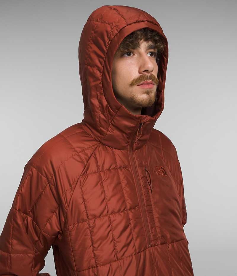 The North Face Circaloft ¼-Zip Pullover Μπουφαν Πουπουλενια ανδρικα καφε | GR NRMKFYA