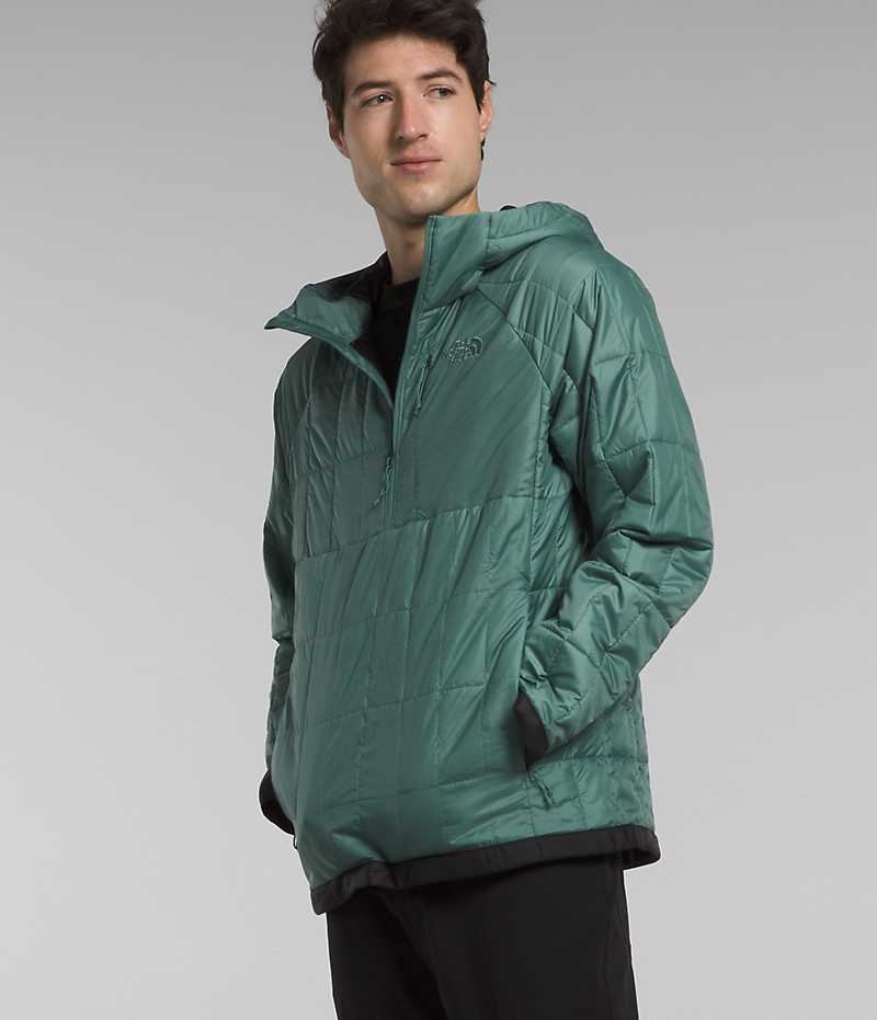 The North Face Circaloft ¼-Zip Pullover Μπουφαν Πουπουλενια ανδρικα πρασινο | GREECE LOQZATE