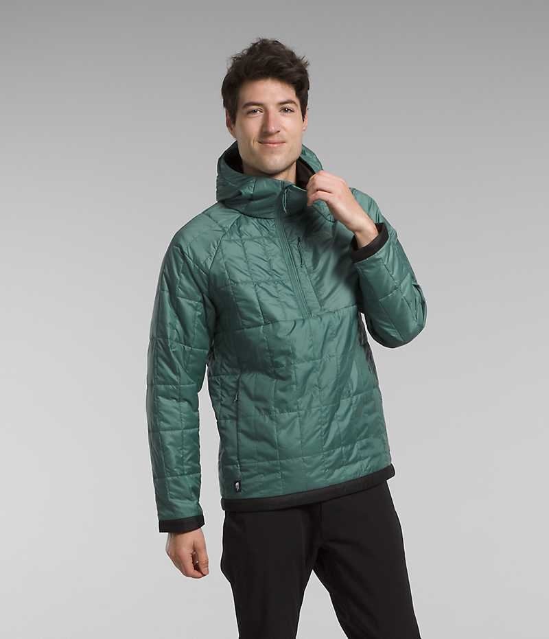 The North Face Circaloft ¼-Zip Pullover Μπουφαν Πουπουλενια ανδρικα πρασινο | GREECE LOQZATE