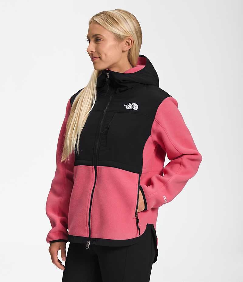 The North Face Denali Hoodie Μπουφάν Fleece γυναικεια ροζ | GREECE PLFBSTE