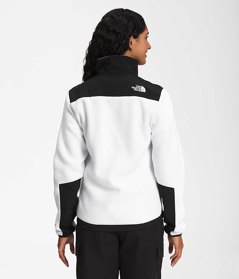 The North Face Denali Μπουφάν Fleece γυναικεια ασπρα μαυρα | GR QAOWSKE