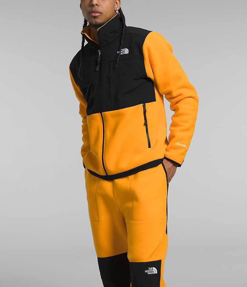 The North Face Denali Μπουφάν Fleece ανδρικα χρυσο χρωμα μαυρα | ATHENS CRLKUWI