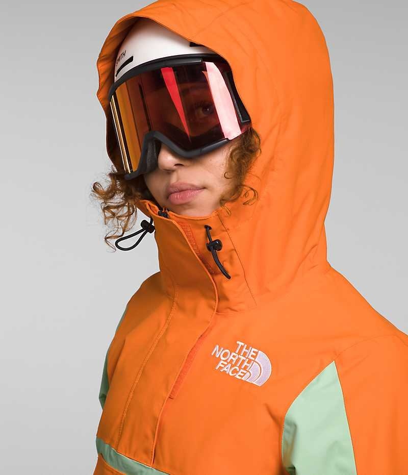 The North Face Driftview Anorak Μπουφάν Με Μόνωση γυναικεια μεντα πορτοκαλι | GR RYZIMWC