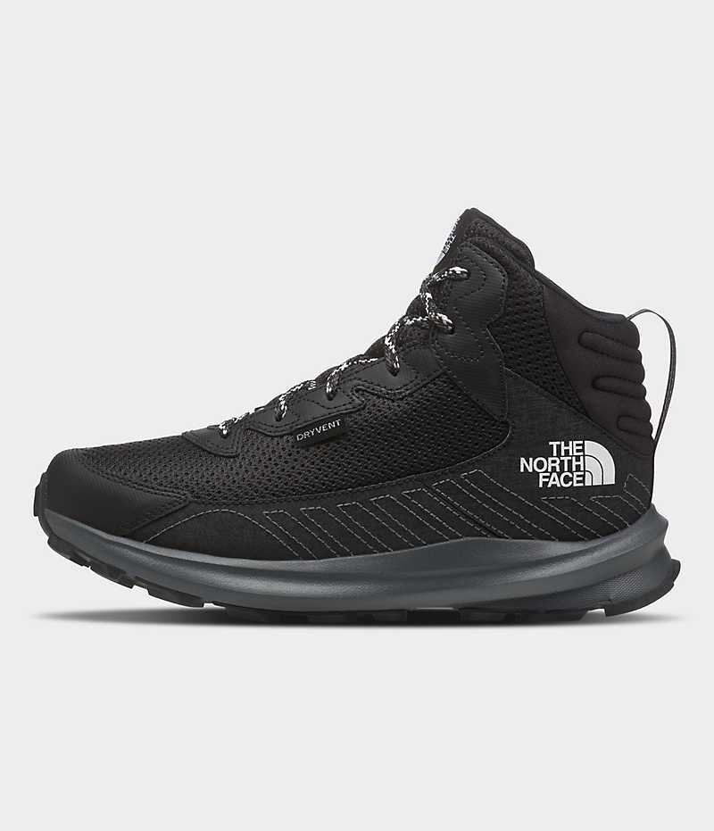 The North Face Fastpack Hiker Mid αδιαβροχα Μποτακια Χειμωνιατικα για αγορια μαυρα | GREECE HDMBWKI