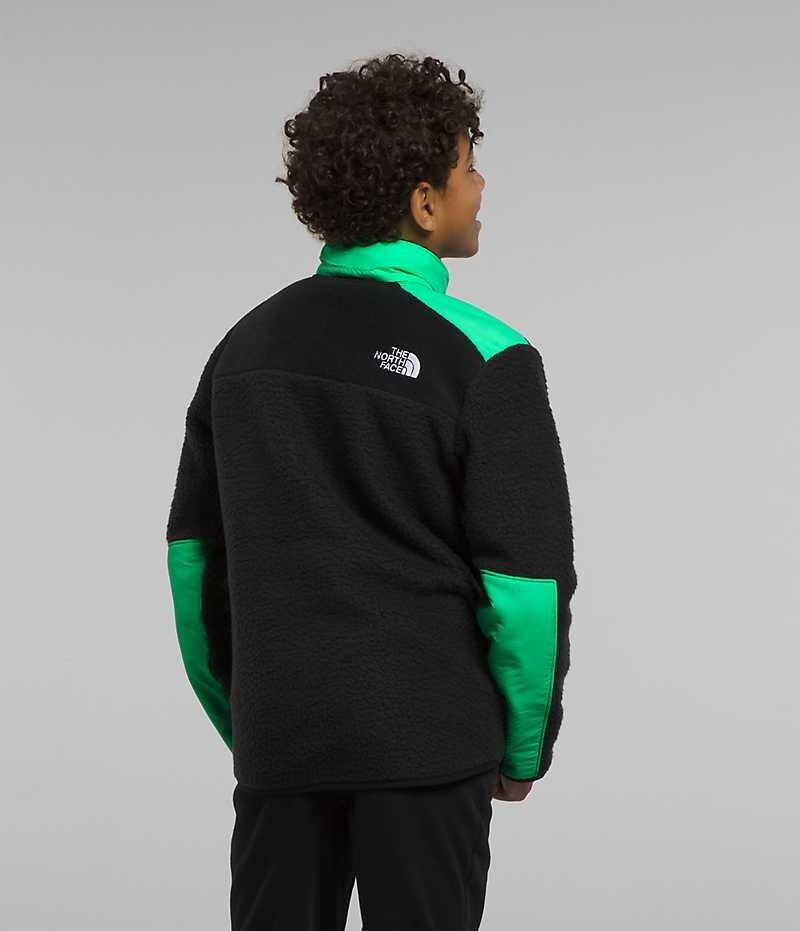 The North Face Forrest Mashup Μπουφάν Fleece για αγορια μαυρα πρασινο | GR IESUJAM