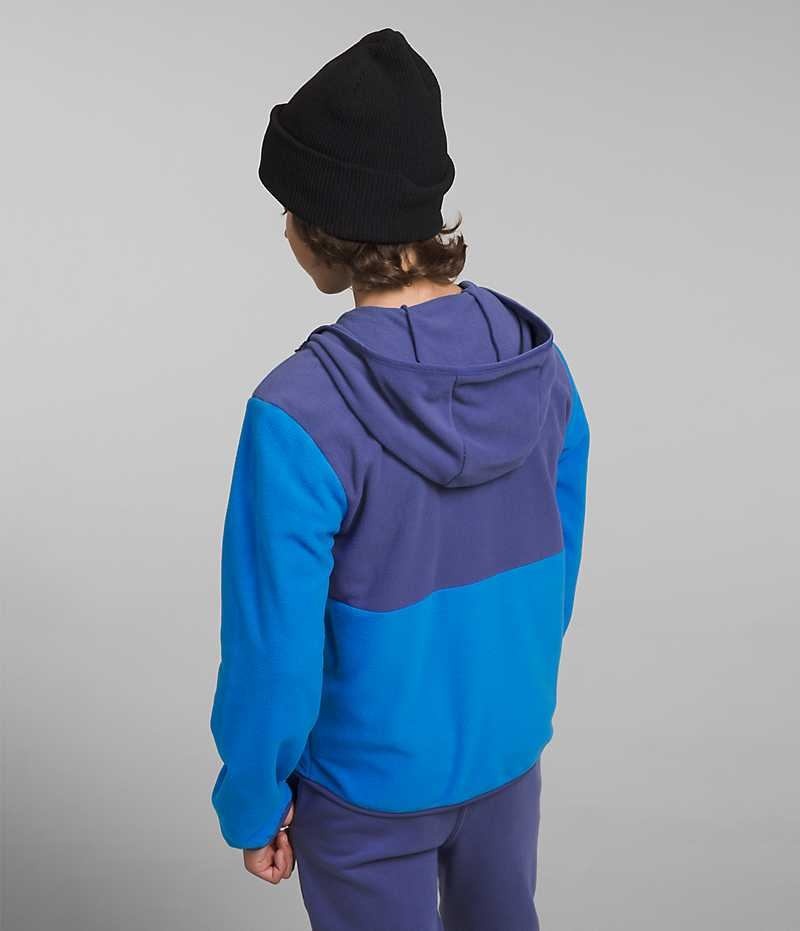 The North Face Glacier Full-Zip Κουκουλοφόρος Μπουφάν Fleece για αγορια μπλε | GREECE SOYXATL