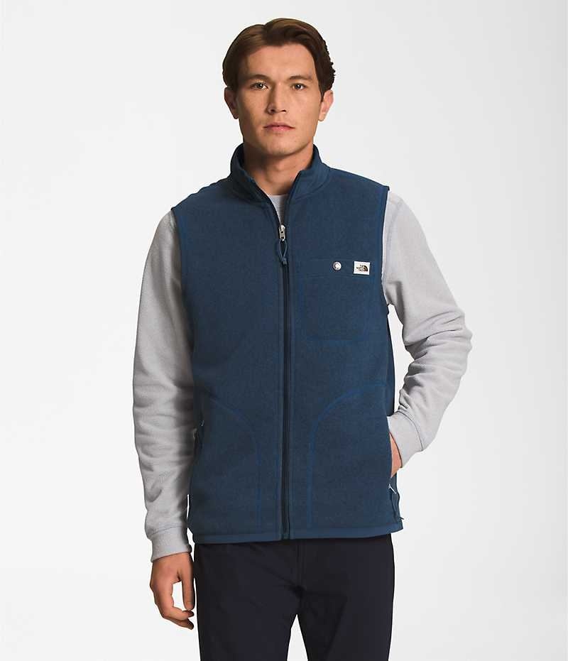 The North Face Gordon Lyons Full-Zip Γιλεκο ανδρικα μπλε | ATHENS FZMYHDX