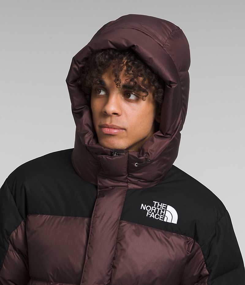 The North Face HMLYN Down Παρκα ανδρικα μπορντο μαυρα | ATHENS ENCDMTS