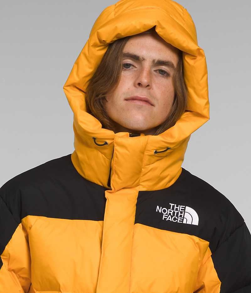 The North Face HMLYN Down Παρκα ανδρικα χρυσο χρωμα μαυρα | ATHENS AJQUVKH