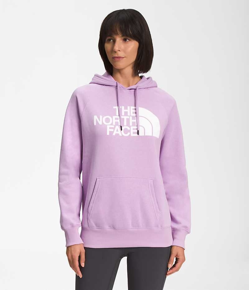 The North Face Half Dome Pullover Φουτερ με Κουκουλα γυναικεια λεβάντα | GREECE TAIUCGW