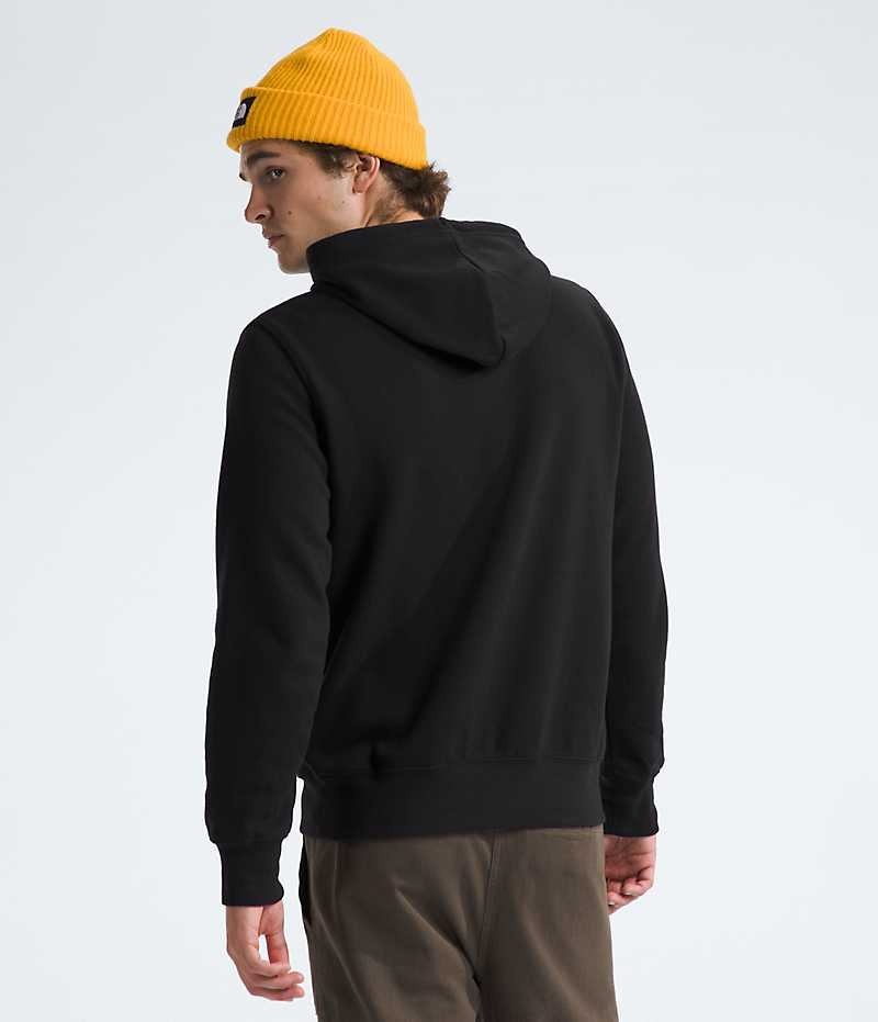 The North Face Half Dome Pullover Φουτερ με Κουκουλα ανδρικα μαυρα | GREECE UNSLGRI