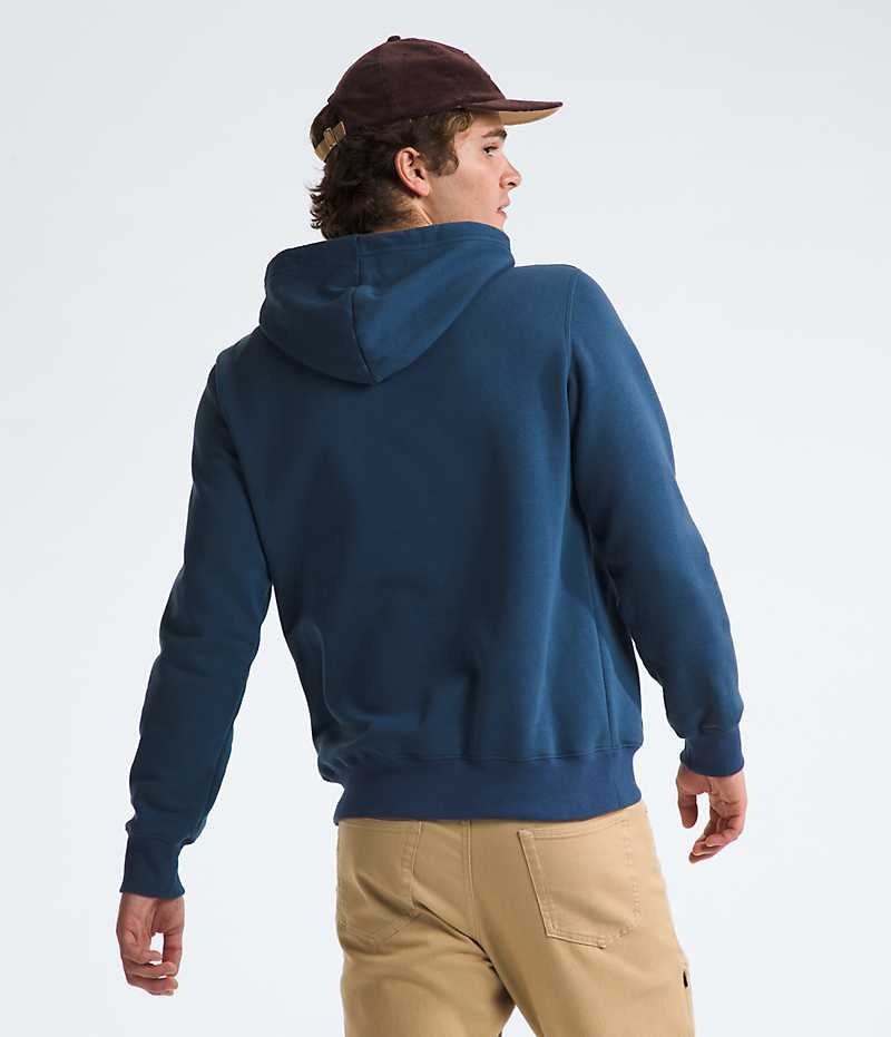 The North Face Half Dome Pullover Φουτερ με Κουκουλα ανδρικα μπλε | GREECE IRQLAJS