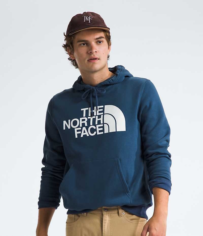 The North Face Half Dome Pullover Φουτερ με Κουκουλα ανδρικα μπλε | GREECE IRQLAJS