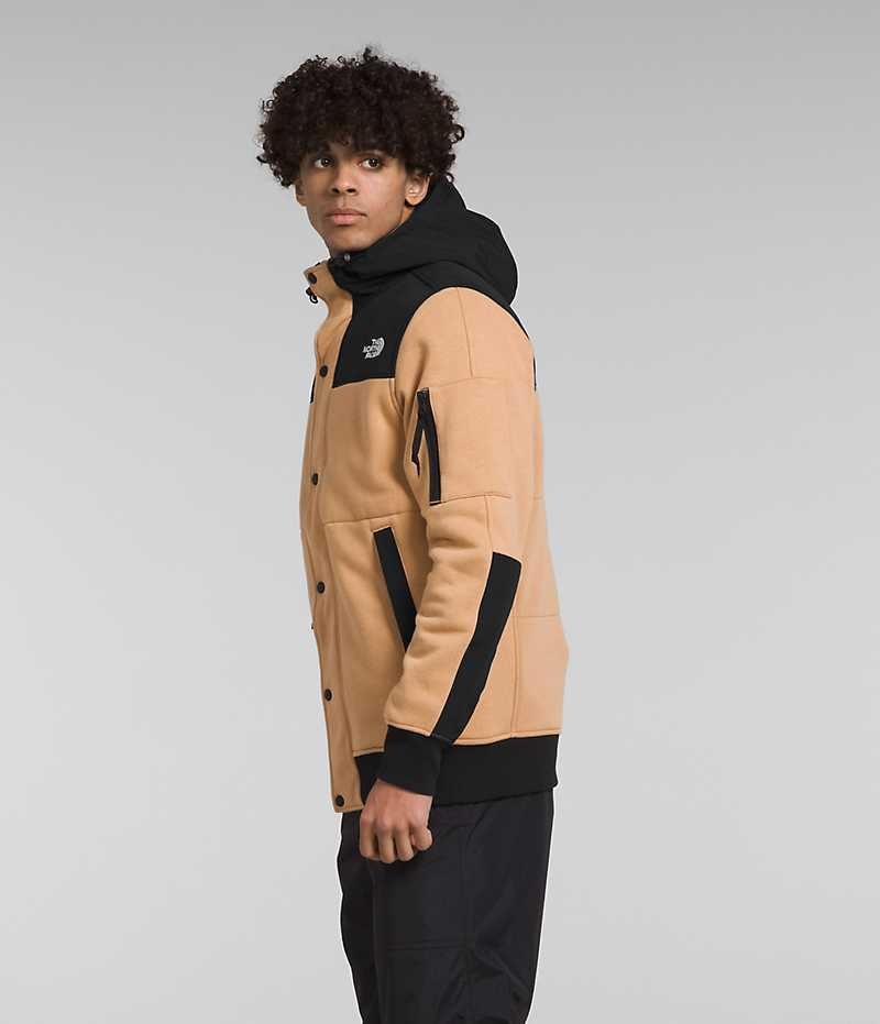 The North Face Highrail Μπουφάν Fleece ανδρικα Χακί μαυρα | GREECE USLKDFB