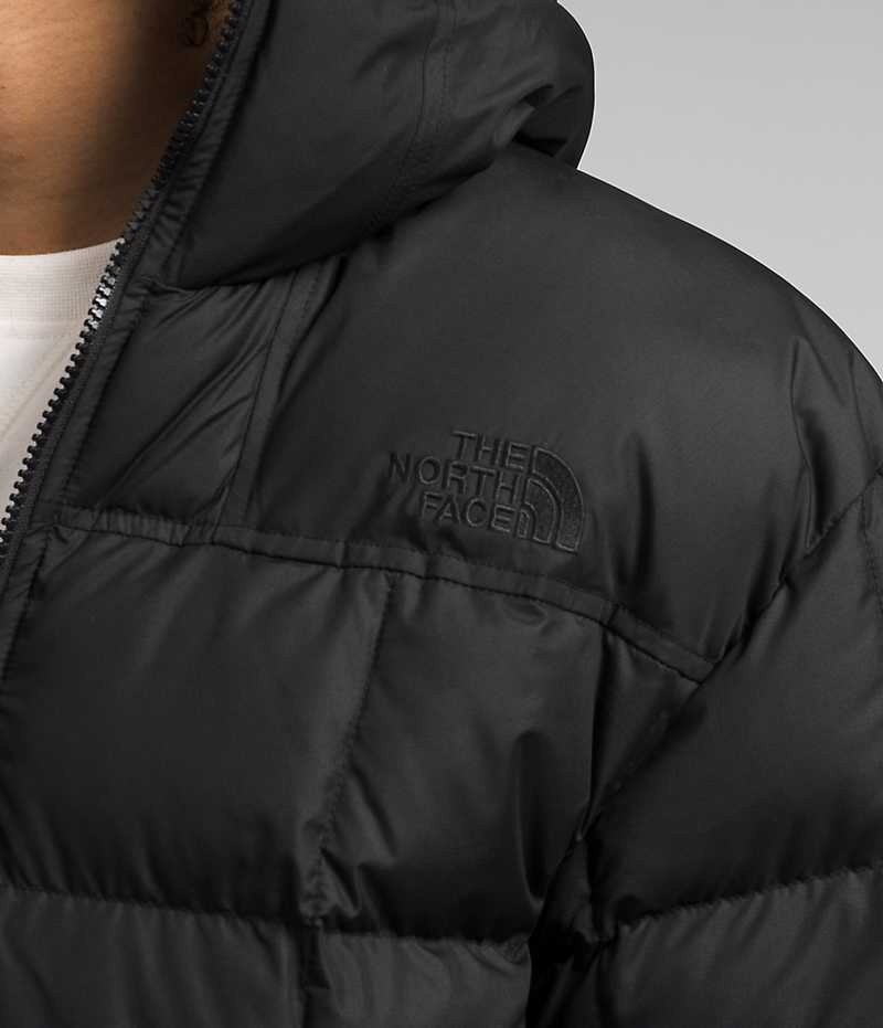 The North Face Lhotse Reversible Hoodie Μπουφαν Πουπουλενια ανδρικα μαυρα | GR OCAKTMU