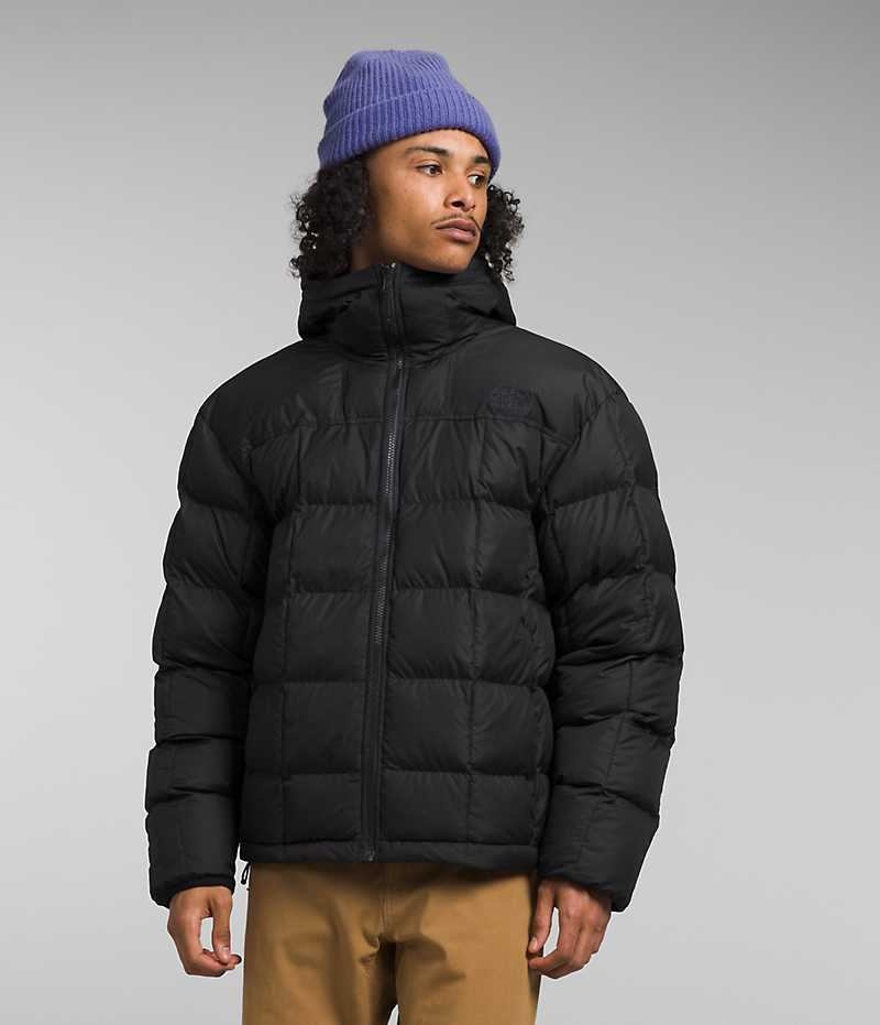 The North Face Lhotse Reversible Hoodie Μπουφαν Πουπουλενια ανδρικα μαυρα | GR OCAKTMU