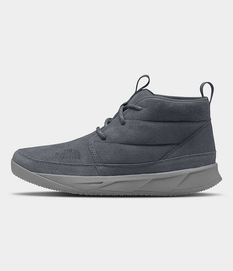 The North Face NSE Chukkas σουετ Μποτακια Χειμωνιατικα ανδρικα γκρι | ATHENS OQEXRCG