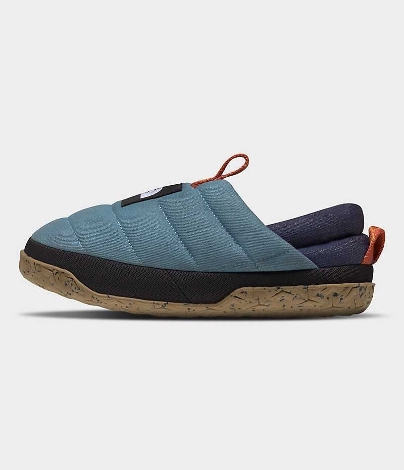 The North Face Nuptse Denim Mules γυναικεια μπλε | ATHENS SRVDTAC