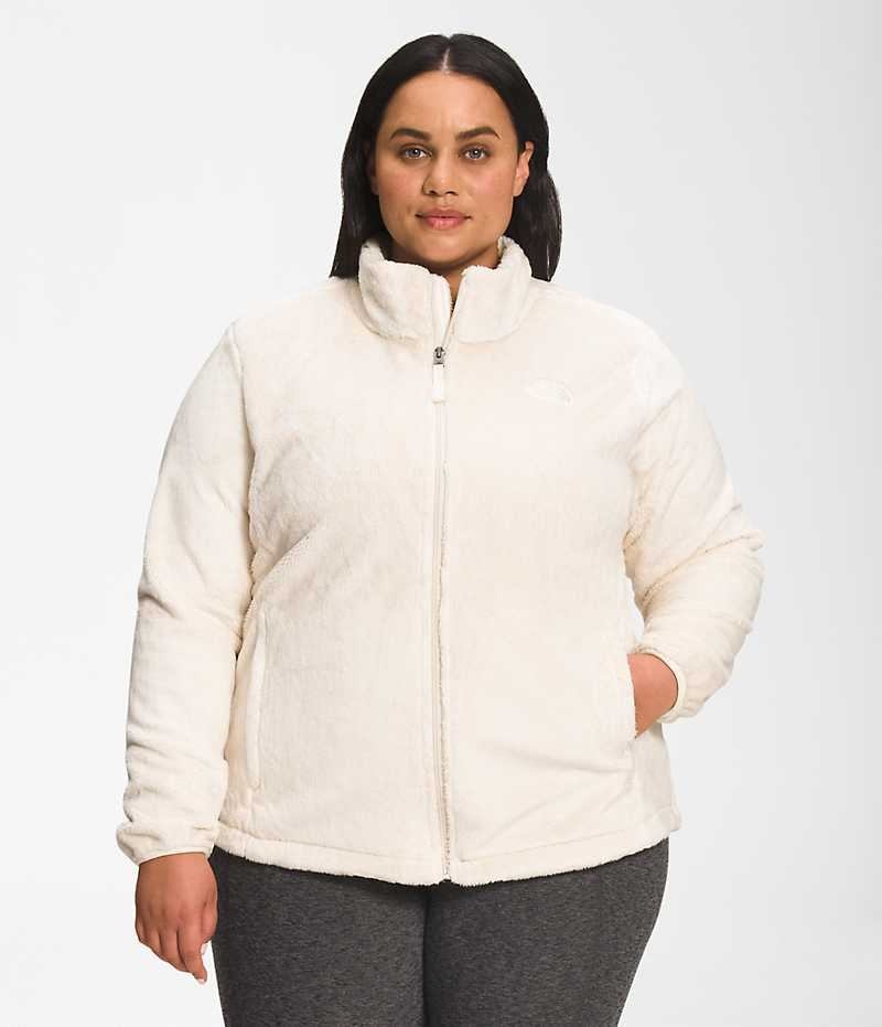 The North Face Plus Osito Μπουφάν Fleece γυναικεια ασπρα | ATHENS RWSLPHX