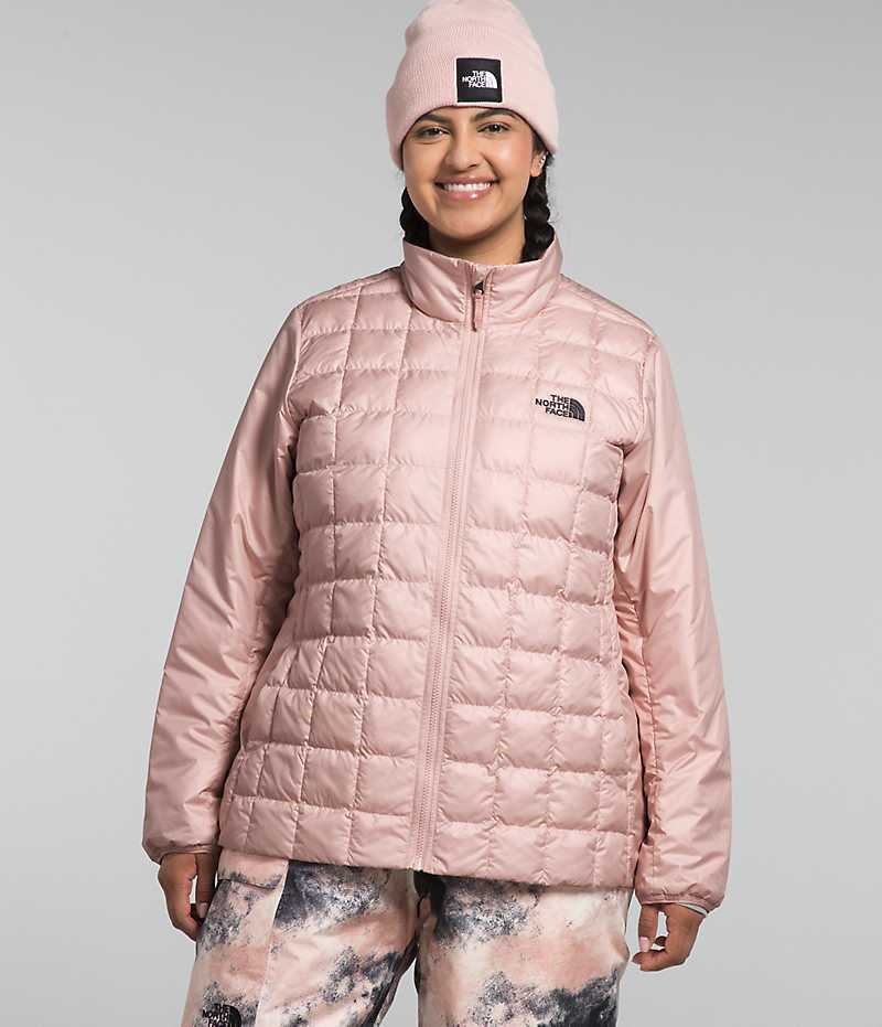 The North Face Plus ThermoBall™ Eco Snow Triclimate® Μπουφάν Με Μόνωση γυναικεια ροζ | ATHENS TUVQBXD