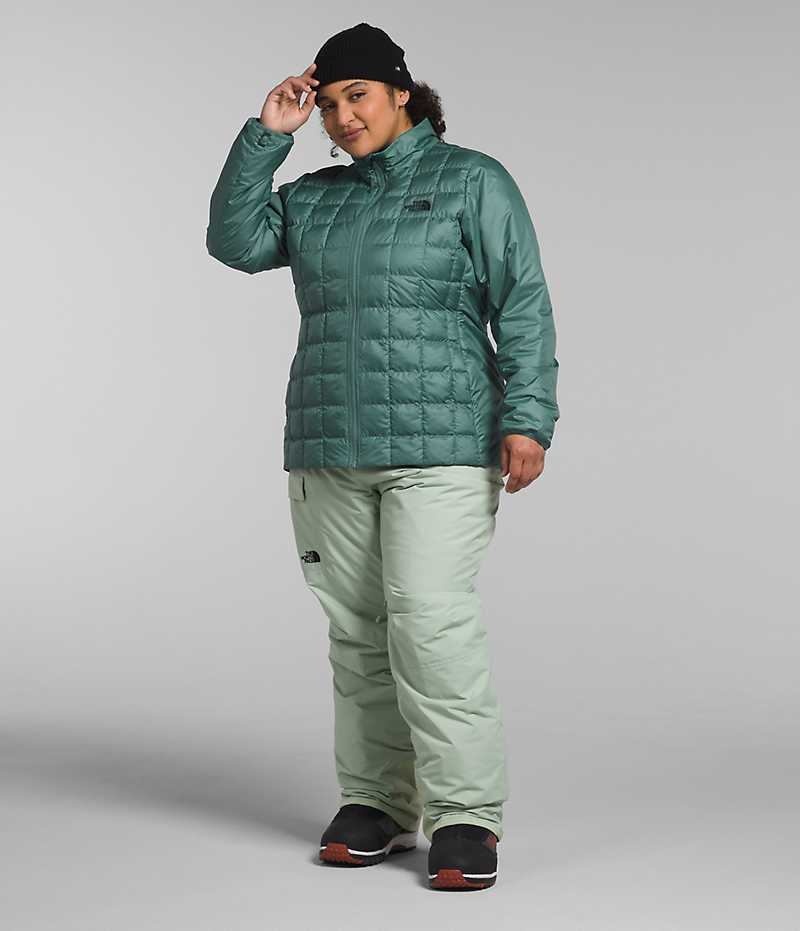 The North Face Plus ThermoBall™ Eco Snow Triclimate® Μπουφάν Με Μόνωση γυναικεια πρασινο | GR JHDOQGE