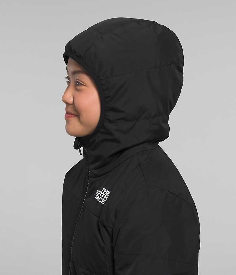 The North Face Reversible Mossbud Παρκα για κοριτσια μαυρα | GR AQZDSUO