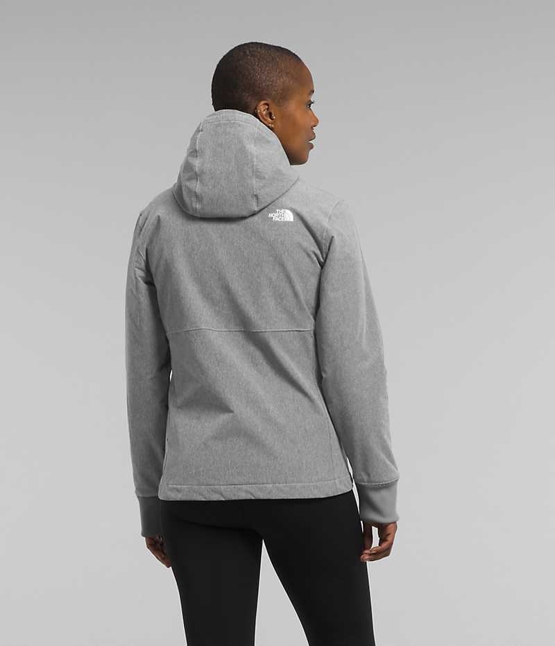 The North Face Shelbe Raschel Hoodie Softshell μπουφαν γυναικεια γκρι | ATHENS SVOJPWY