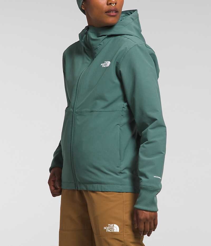 The North Face Shelbe Raschel Hoodie Softshell μπουφαν γυναικεια πρασινο | GR VERHWGJ