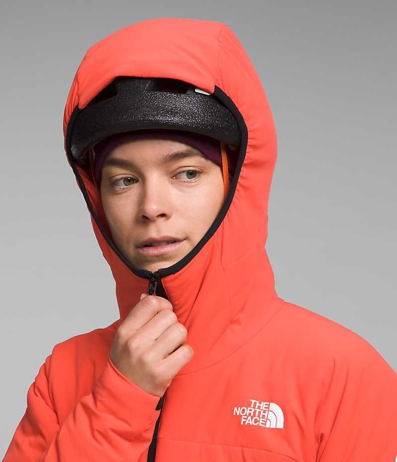 The North Face Summit Series Casaval Hoodie υβριδικά μπουφάν γυναικεια πορτοκαλι | ATHENS EINMSFW