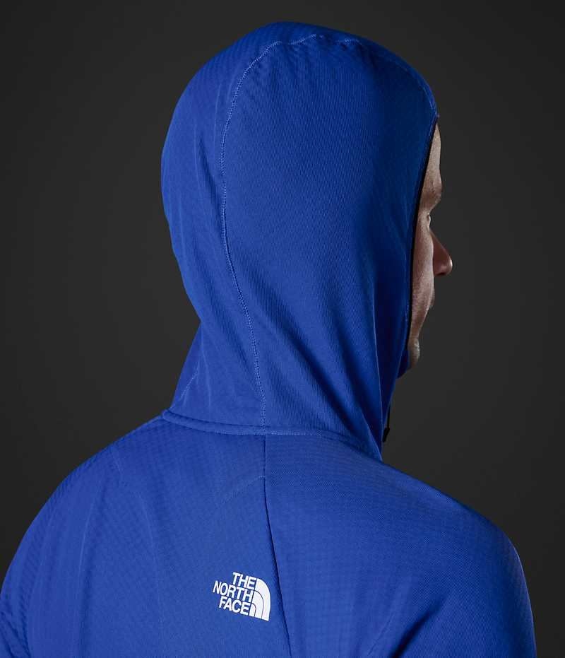 The North Face Summit Series FUTUREFLEECE™ Full-Zip Hoodie Μπουφάν Fleece ανδρικα μπλε | GREECE HNVJCZW