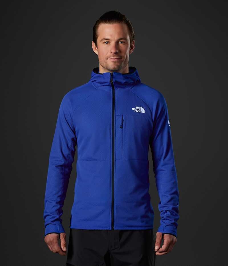 The North Face Summit Series FUTUREFLEECE™ Full-Zip Hoodie Μπουφάν Fleece ανδρικα μπλε | GREECE HNVJCZW