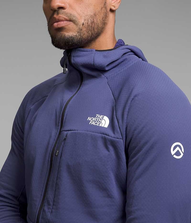 The North Face Summit Series FUTUREFLEECE™ Full-Zip Hoodie Μπουφάν Fleece ανδρικα μπλε | GREECE CFBNEMP