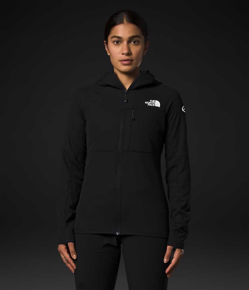 The North Face Summit Series FUTUREFLEECE™ Full-Zip Hoodie Μπουφάν Fleece γυναικεια μαυρα | GREECE TNFHPVM