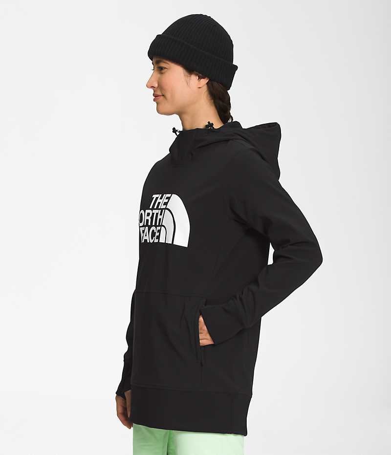 The North Face Tekno Pullover Φουτερ με Κουκουλα γυναικεια μαυρα | GREECE HVIPMQA