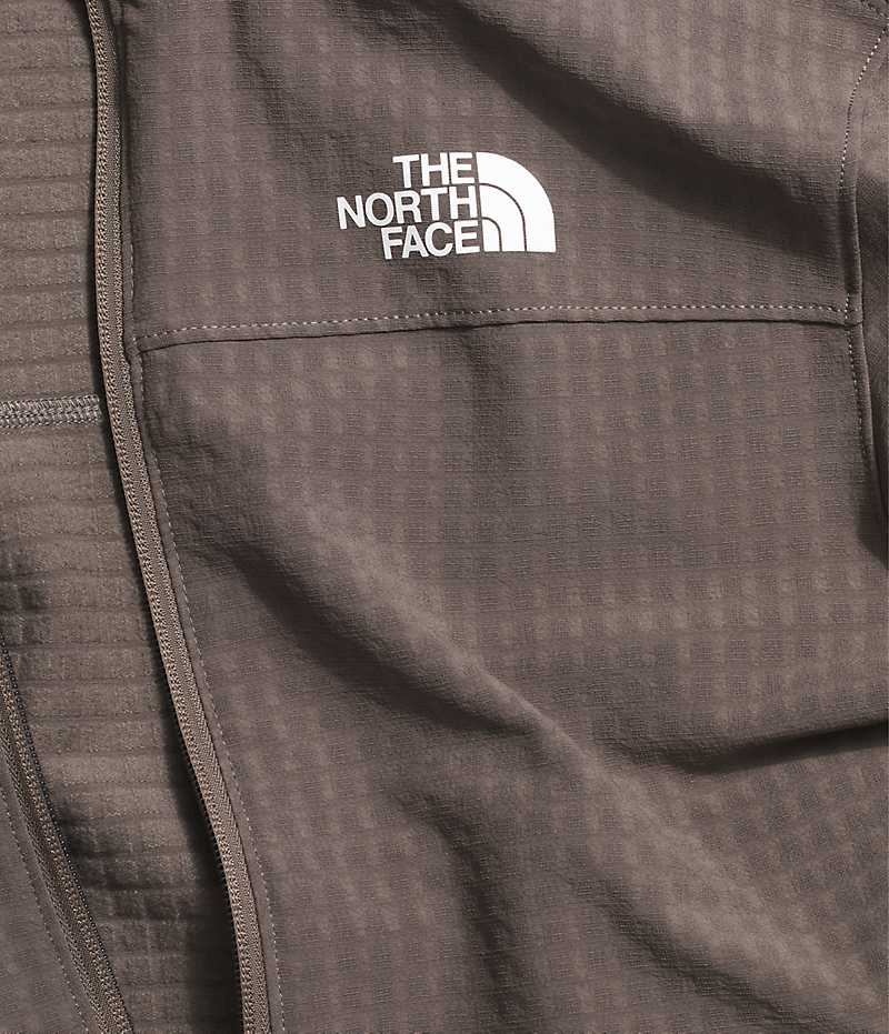 The North Face Tekware™ Grid Full-Zip Μπουφάν Fleece γυναικεια καφε | GREECE VDHARGW