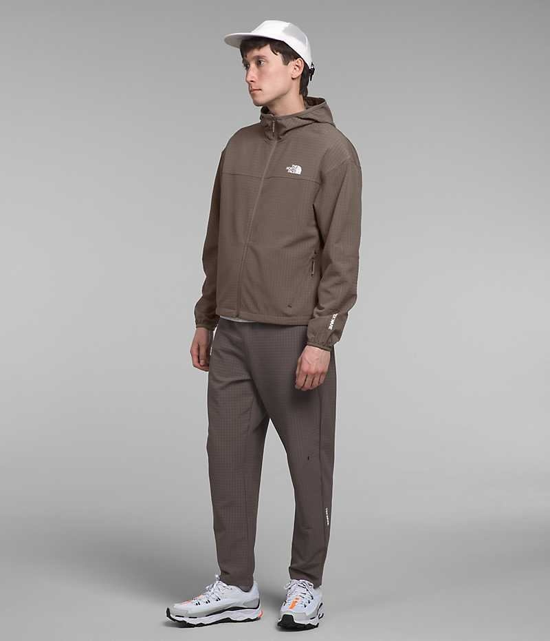 The North Face Tekware™ Grid Hoodie Μπουφάν Fleece ανδρικα καφε | ATHENS LWBOUSR