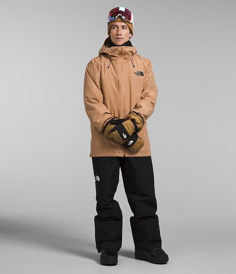 The North Face ThermoBall™ Eco Snow Triclimate® μπουφάν με κουκούλα ανδρικα Χακί | ATHENS IEYSPZD