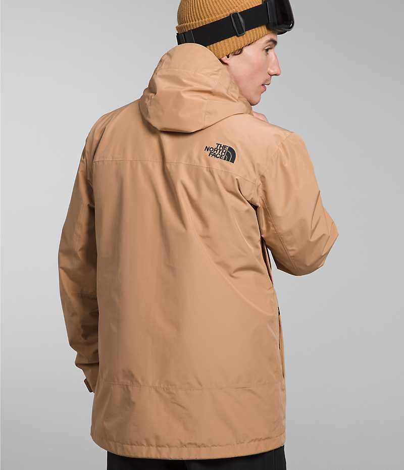 The North Face ThermoBall™ Eco Snow Triclimate® μπουφάν με κουκούλα ανδρικα Χακί | ATHENS IEYSPZD