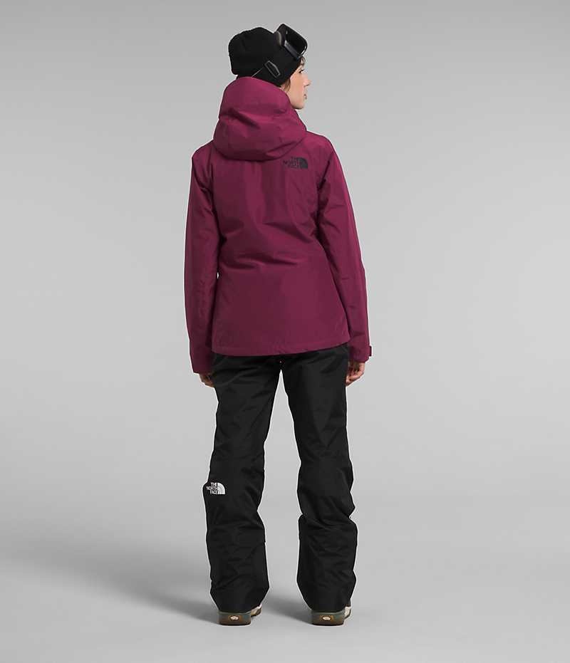 The North Face ThermoBall™ Eco Snow Triclimate® Μπουφάν Με Μόνωση γυναικεια φουξια | GR IJSNRVY