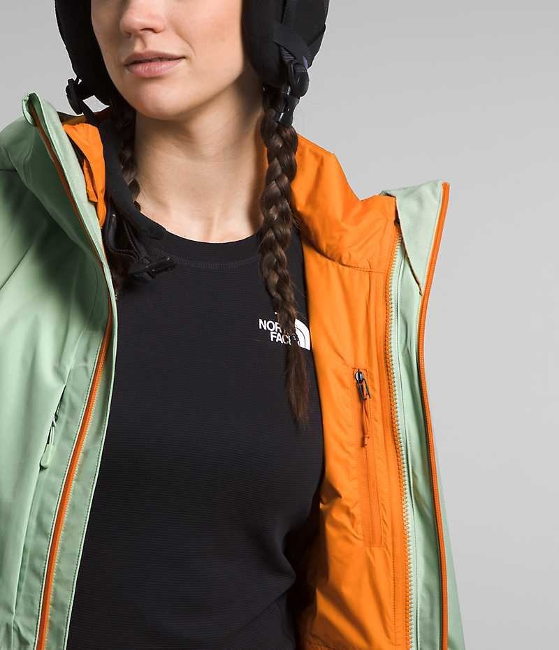 The North Face ThermoBall™ Eco Snow Triclimate® Μπουφάν Με Μόνωση γυναικεια μεντα | GR NGISHZX