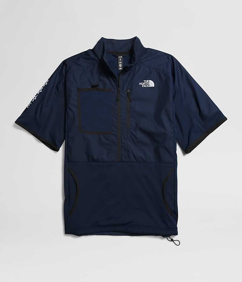 The North Face Trailwear Χειμερινά Warm Overshirt Μπλουζακι ανδρικα σκουρο μπλε | ATHENS SOGLMBH