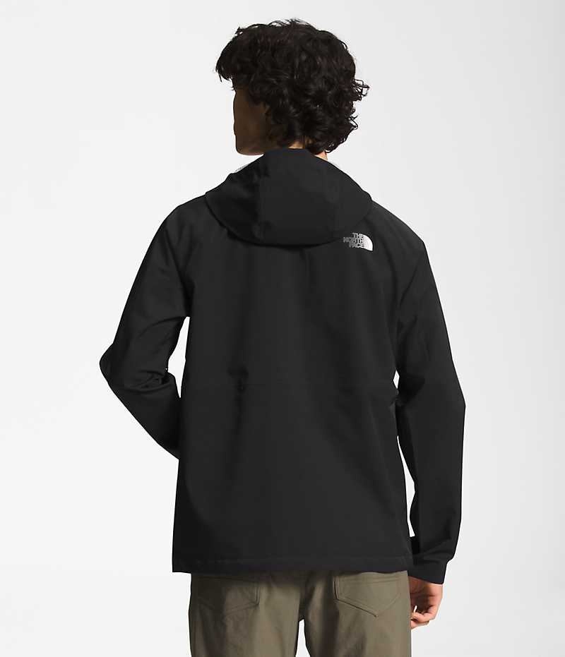 The North Face Valle Vista Stretch Αδιαβροχο Μπουφαν ανδρικα μαυρα | ATHENS TMOFDCY