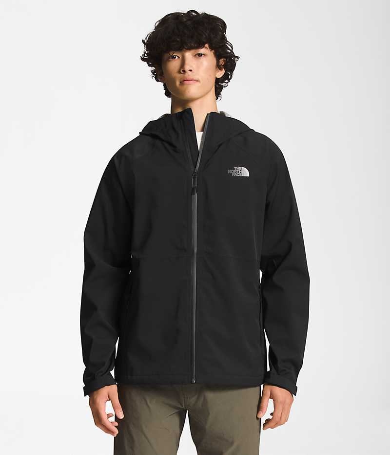 The North Face Valle Vista Stretch Αδιαβροχο Μπουφαν ανδρικα μαυρα | ATHENS TMOFDCY