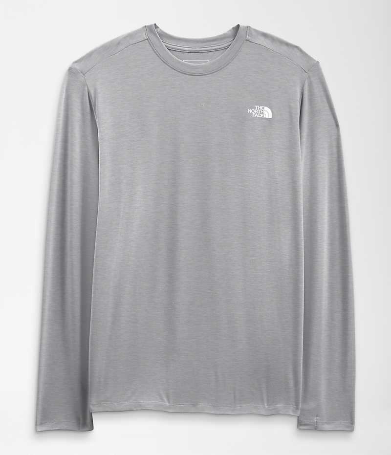 The North Face Wander Long Sleeve Μπλουζακι ανδρικα γκρι | GR GTYISWX