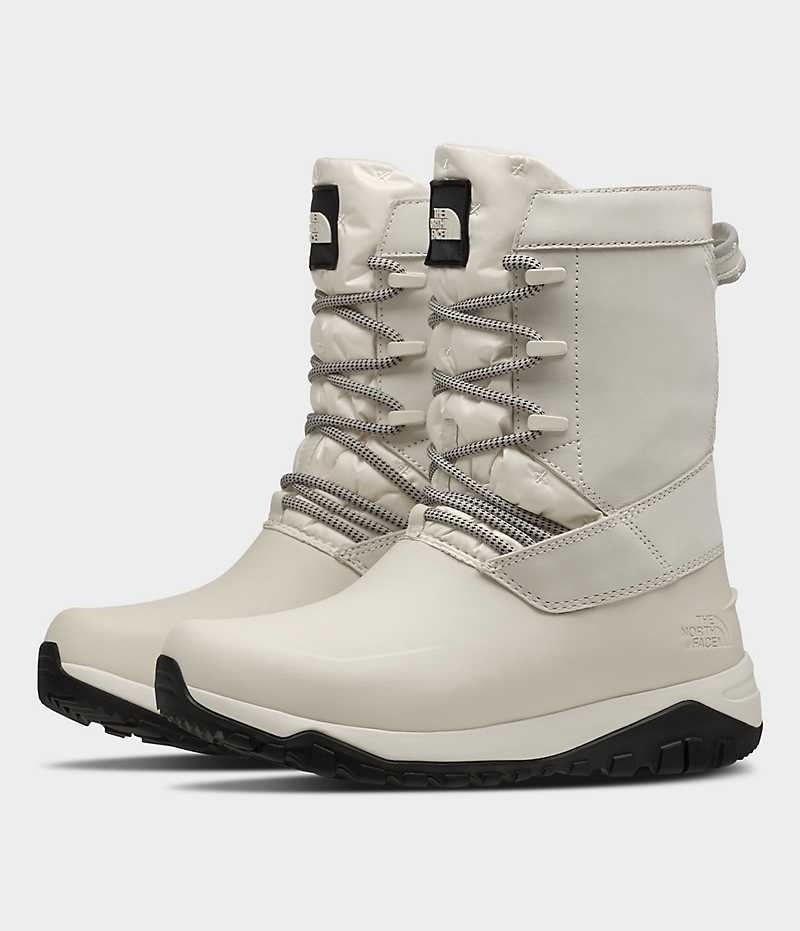 The North Face Yukiona Mid Μποτακια Χειμωνιατικα γυναικεια ασπρα | ATHENS KZOPBXL