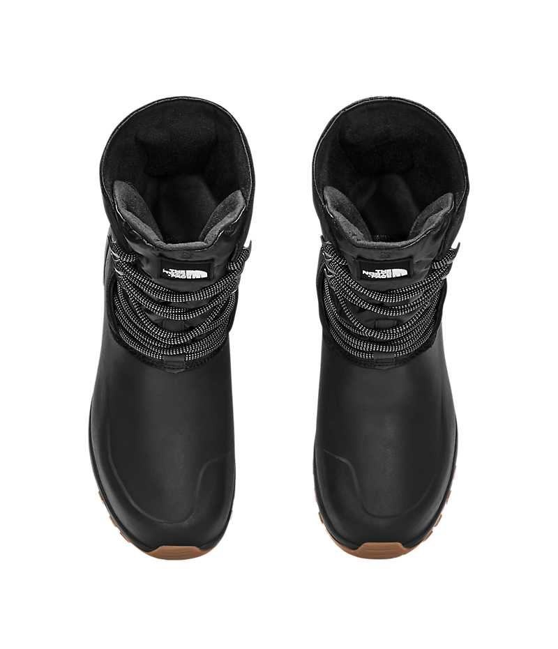 The North Face Yukiona Mid Μποτακια Χειμωνιατικα γυναικεια μαυρα | GREECE AMIWFZS